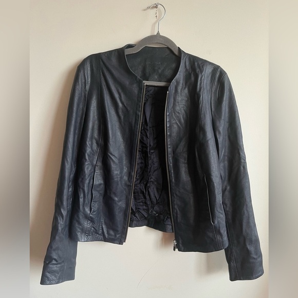Massimo Dutti 100% Leather Zip-up Jacket - Picture 11 of 13